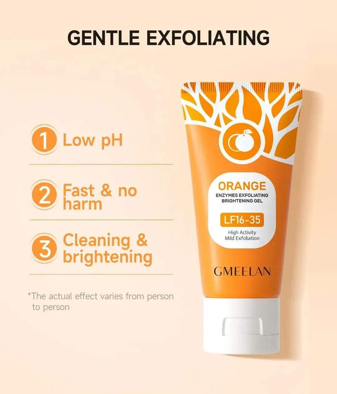 Orange Enzymes Exfoliating Brightening Gel for All Skin Types