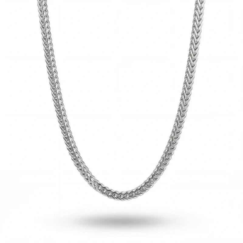 Foxtail 4mm Chain (Silver)
